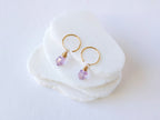 Pike Dangle Hugs - Pink Amethyst