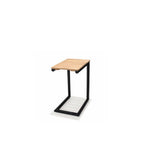 Portals Dark C-Shape Side Table Black