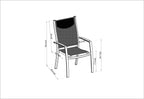 Portals Light Lite 2pc Stacking Armchair