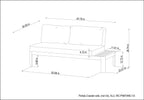 Portals Light 2-Seat Sofa