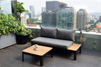Portals Dark 2-Seat Sofa