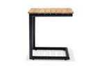 Portals Dark C-Shape Side Table Black