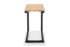Portals Dark C-Shape Side Table Black