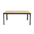Portals Dark 4 Seater Carver Rectangular Dining set