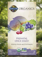 Garden of Life Organics Prenatal Once Daily Vegan 90 Tablets