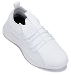 CALTO - Q131 - 2.4 Inches Taller (Off-White/White Sole) - Ultra Lightweight Sneakers