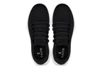 CALTO - QA062 - 2.4 Inches Taller (Black/White Sole) - Lightweight Knitted Sneakers