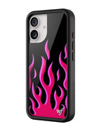 Flames | Black & Red iPhone Case