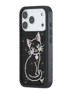 Rhinestone | Black Cat iPhone Case