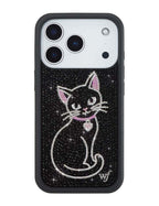 Rhinestone | Black Cat iPhone Case