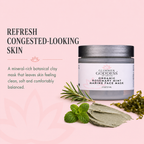 Organic Rosemary Mint Algae Face Mask for Acne & Rosacea