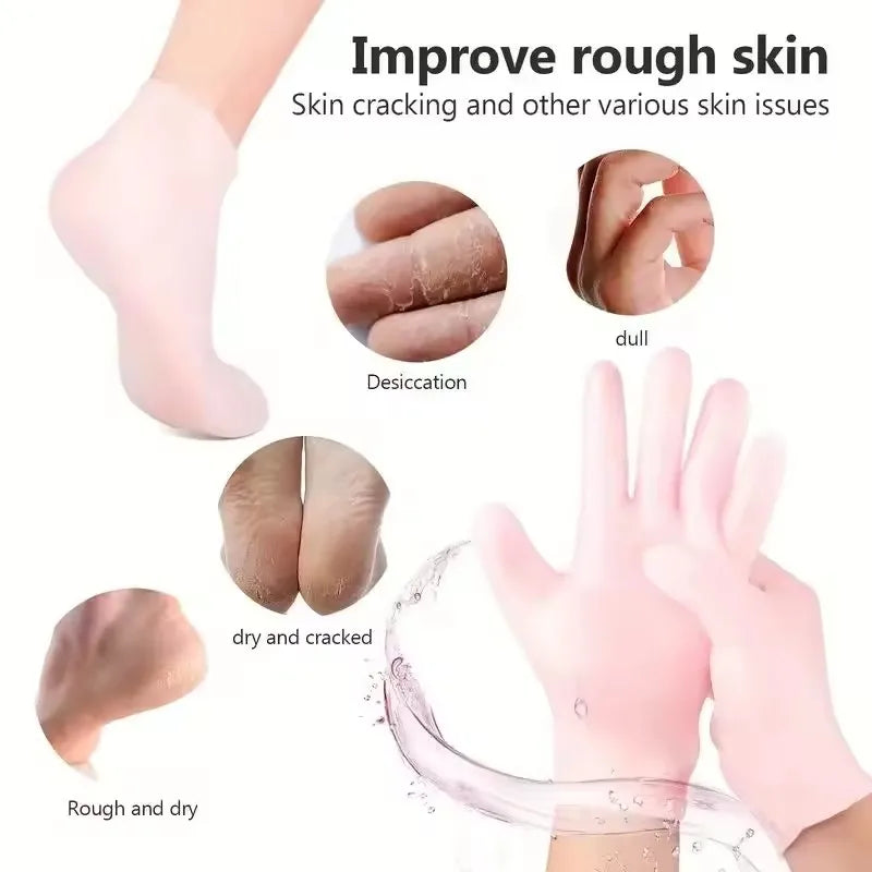 Silicone mask cover, reusable hydrating three-piece set