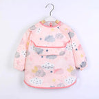 Baby Kids Long Sleeve Scarf Waterproof Apron
