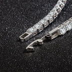 S925 Sterling Silver Zirconia Tennis Ball Bracelet