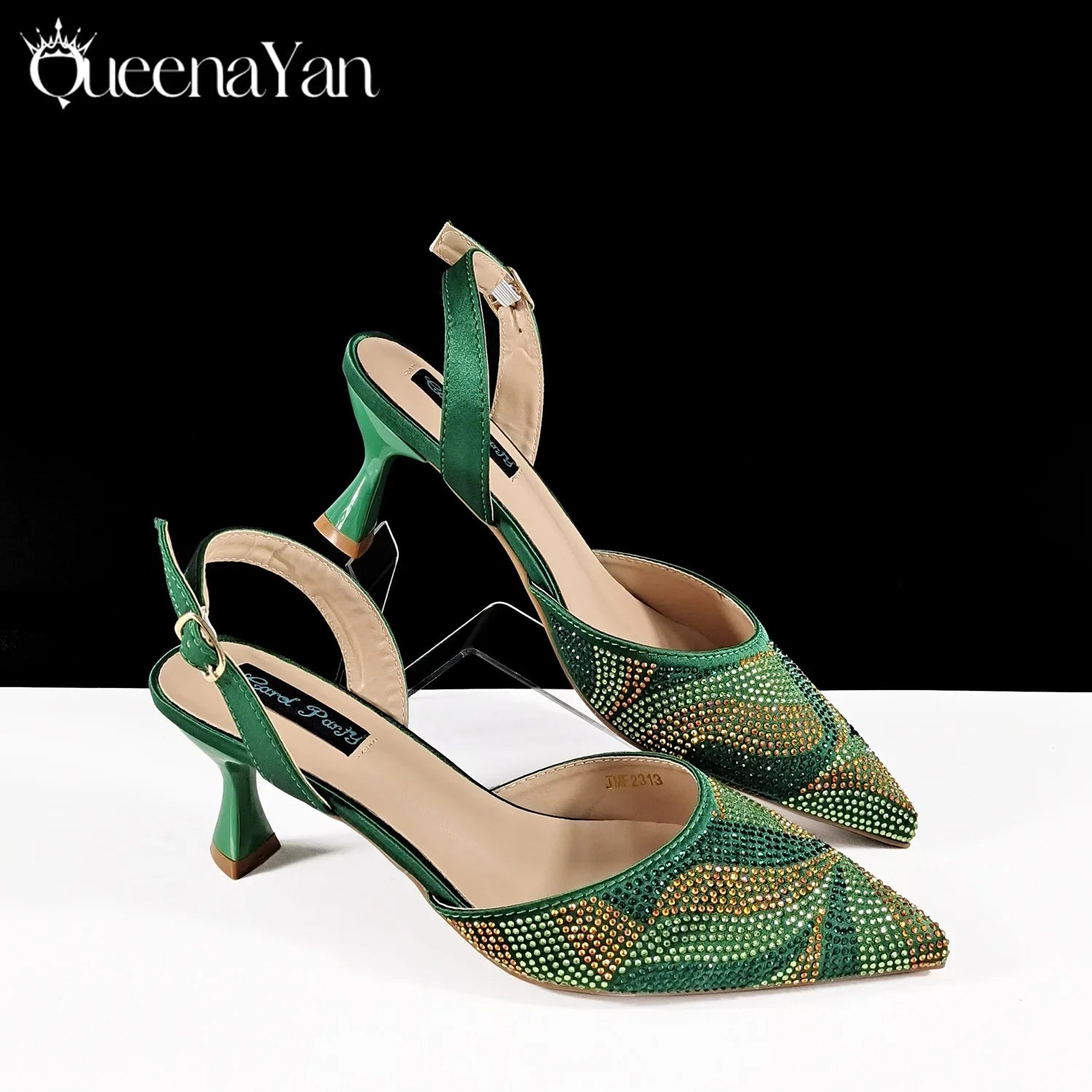 Festive Elegance:High Quality Women's Pumps Fashion Design For Nigeria Wedding Party Ladies Shoes Spot Goods