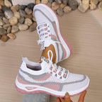 Versatile Two-Tone Casual Summer Sneakers for Work and Play