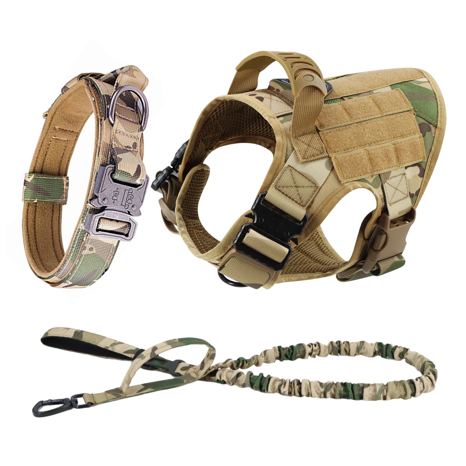 Large Dog Harness Training Walking Vest Dog Harness And Collar For Medium Large Dogs