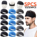 Sweat Absorbing Sports Headband for Running and Yoga