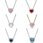Colorful Heart-Shaped Necklace