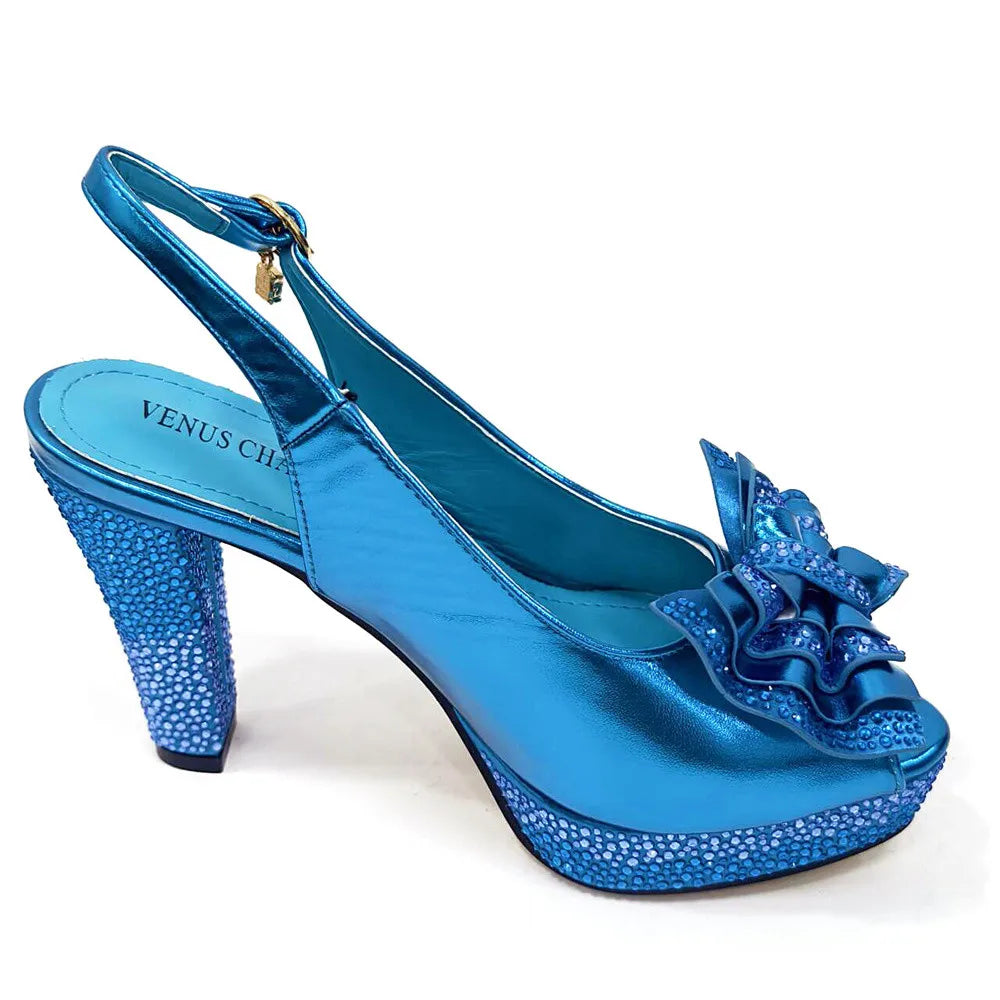 Italian Women Shoes and Bag Set EDN11