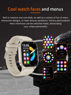 LIGE New Men Smart Watch Flashlight 2.01" HD Large Screen AI Voice Bluetooth Call Sport Watches Health Monitor Smartwatch Women