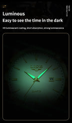 LIGE Fashion Brown Leather Watch Men Military Sports Men's Quartz Wristwatches Casual Waterproof Chronograph Relogios Masculino