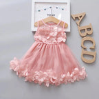 Flower Fairy Baby Girl Party Dresses