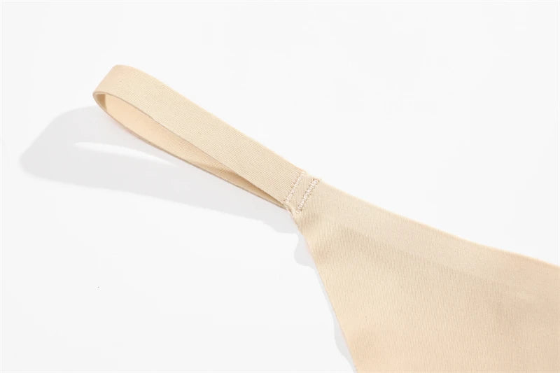 4Pcs Set Seamless Ultra-thin Underwear Women Sexy Thin Belt Panties Women's High Stretch Thongs Girls Breathable G-String Lingerie