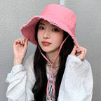 Unisex Tassel Cotton Bucket Hat