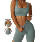 🖤 Ribbed Seamless Yoga Set