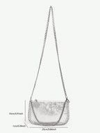 Women's handbags, vegan chain shoulder bag, chain bag, soft bag new chain shoulder bag