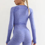 Seamless Yoga Crop Top for Women