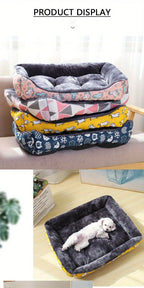 Pet Dog Bed Sofa Mats Winter Pet Products Coussin Chien Accessories Dogs Basket Supplies For Large Medium Small House Cat Bed