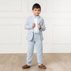 Organic Seersucker Suit Pant