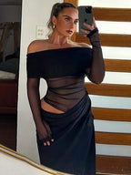 Elegant Mesh Dress