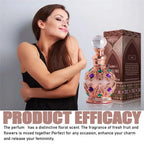 Exotic Arabian Perfume For Women, Enchanting Floral Bouquet With Rose, Jasmine&Vanilla Long-Lasting Pheromone-Infused Fragrance