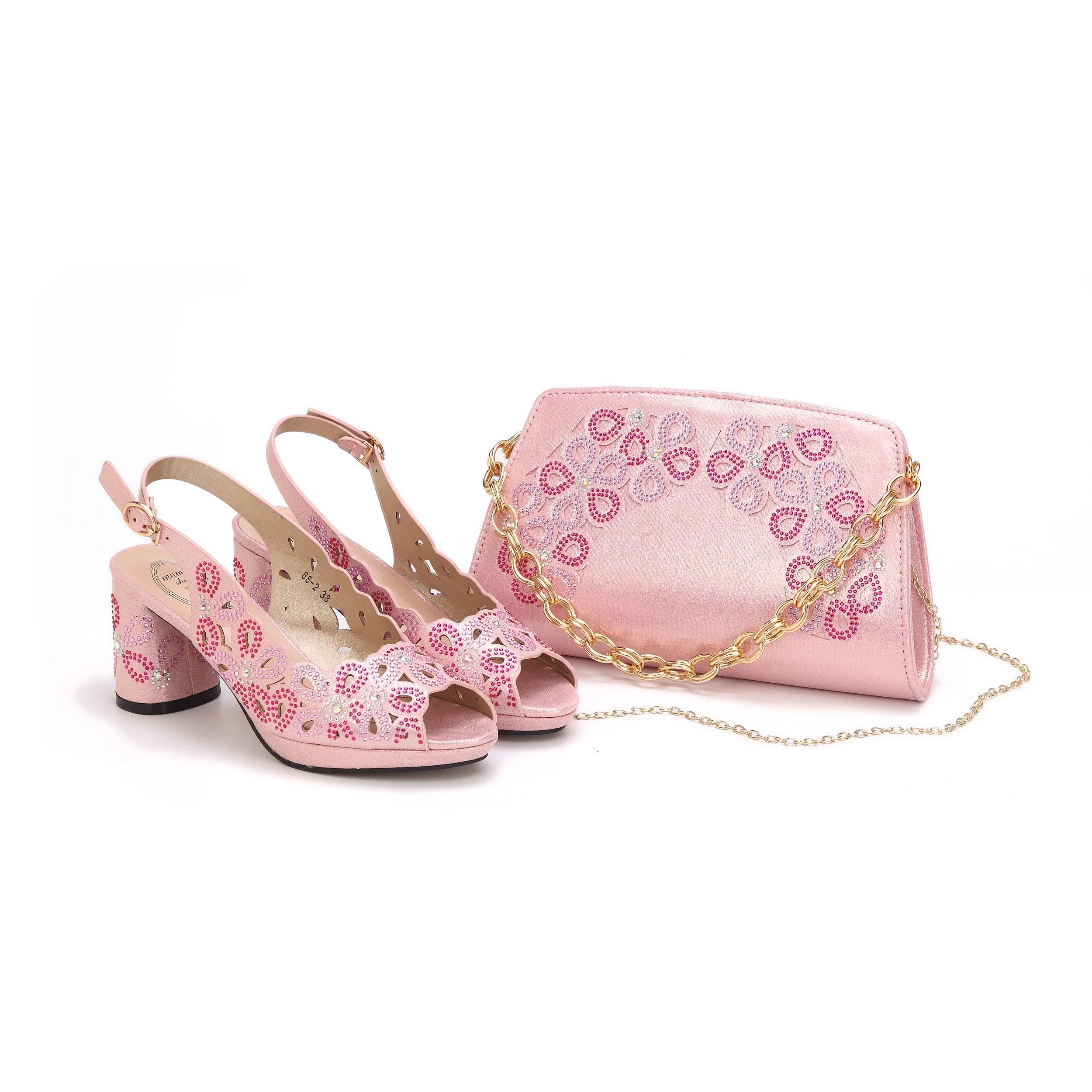 Italian Shoe and Bag Set New 2024 HAE1-5