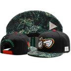 Skull Hand Snapback Hat – Flat Bill Adjustable Baseball Cap