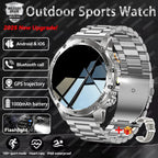 2026 Outdoor New 1000mAh Battery T-Rex 3 Military Grade Smart Watch Men IP69K Waterproof GPS HD Bluetooth Call 100+Sports Watch