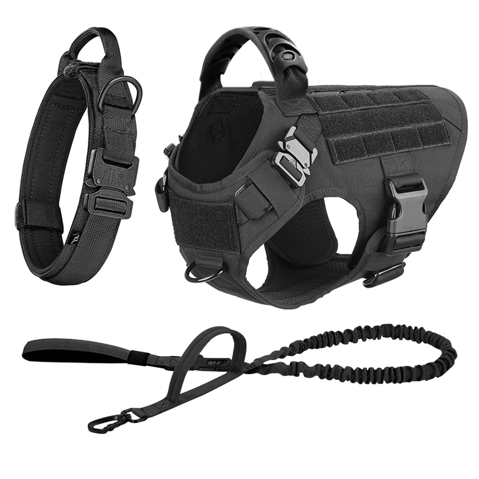 Large Dog Harness Training Walking Vest Dog Harness And Collar For Medium Large Dogs