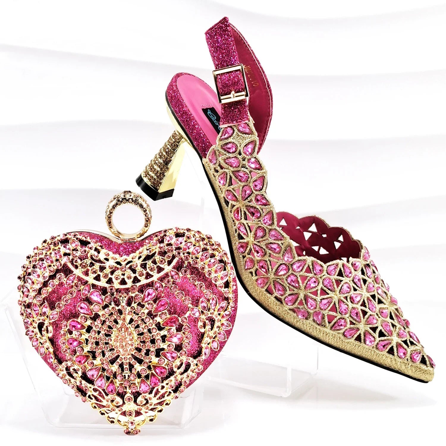 Lastest Italian Ladies Shoes with Matching Bag Set EDBGQ1-3