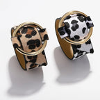 Elegant Leather Leopard Bracelet