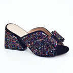2026 Italian Elegant Women Party Pumps Decorated with Rhinestone Plus Size Women Shoes 43 High Heels Women Pumps Platform Heels