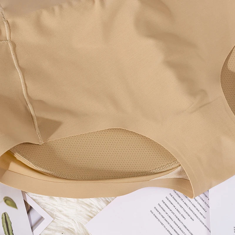 Women Body Shaper Buttocks Padded Panties Mid-Waist Hip Pad Fake Butt Lifter Underwear With Filling