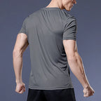 Men Quick Dry Compression Sport Shirt for Gym and Training
