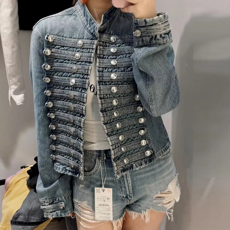 New Denim Jackets Women's Spring 2026 New Fashion Retro Slim Warm Elegant Women Jackets Chic Street Leisure Holiday Young Coats