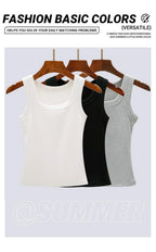 Customize Pattern DIY Picture Women Korean Tank Tops Thread Casual Street Vest Hip Hop Sleeveless Clothes Summer Y2K Woman Vests