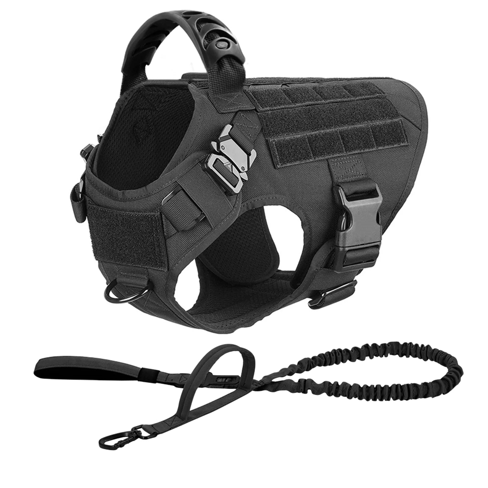 Large Dog Harness Training Walking Vest Dog Harness And Collar For Medium Large Dogs