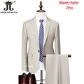 Men's Formal Slim Fit Suit Set, 2- or 3-Piece, M-6XL