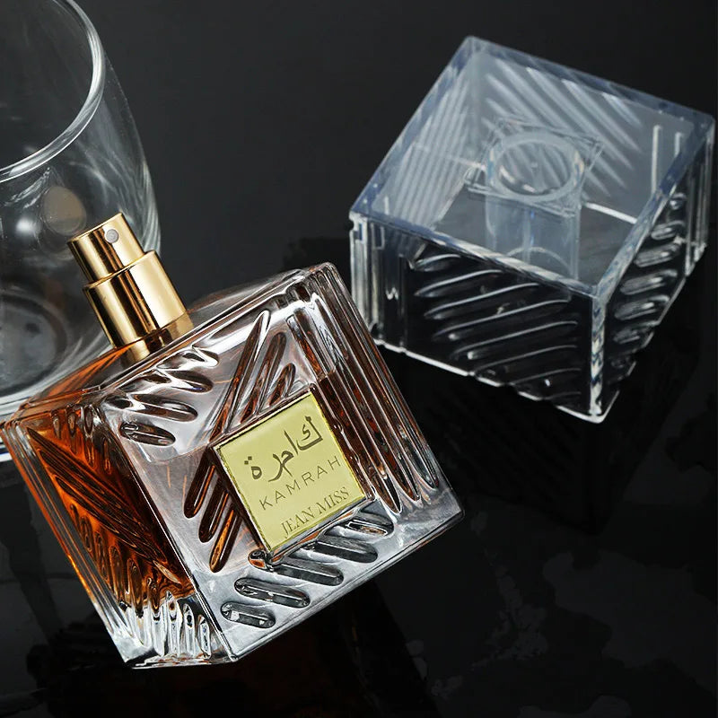 Arab Brand Leather Notes Perfume Unisex Fresh Romantic Fougere Scent Woody Notes Strong Pheromone Lasting Cologne Perfume Gift